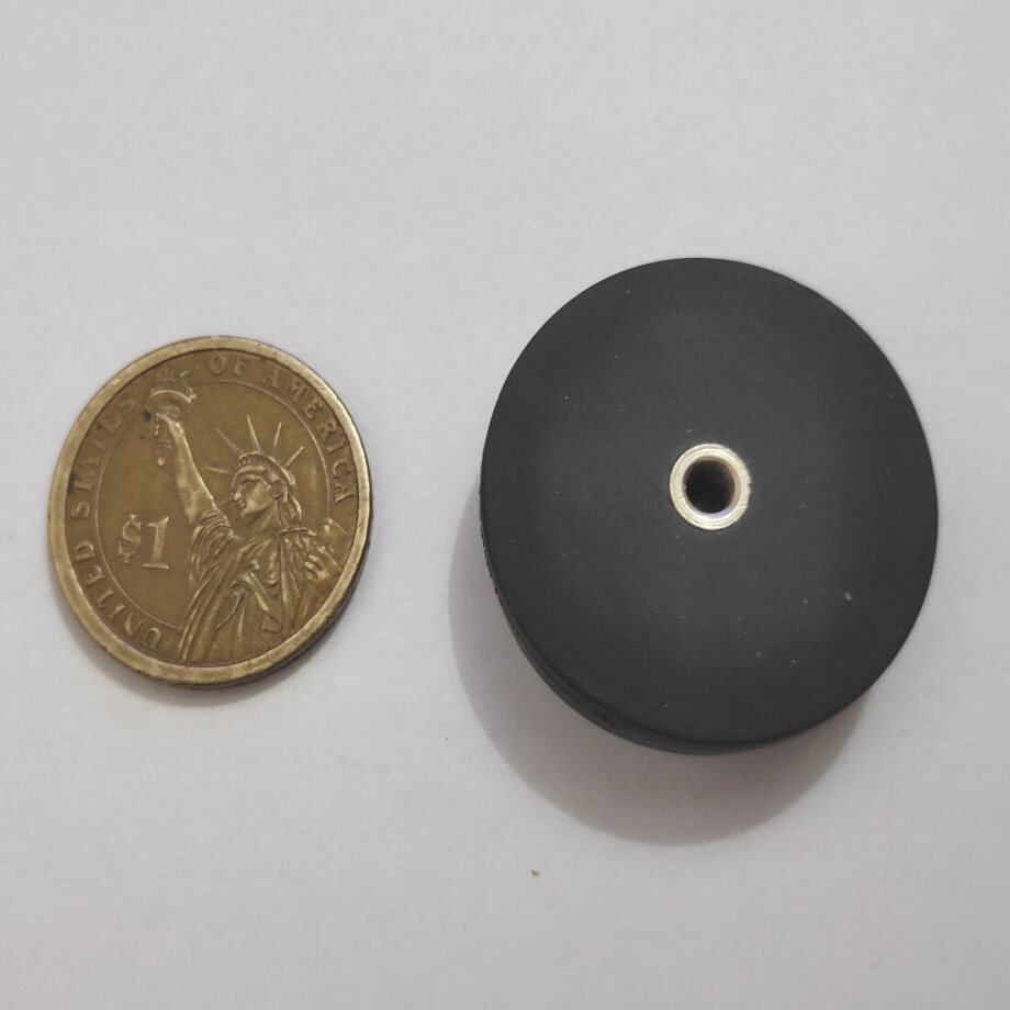Internal Thread Rubber Pot Magnet PME-G34 – Force 7.7kg