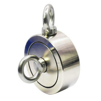 Fishing Pot Magnet with 2x Eyebolts
